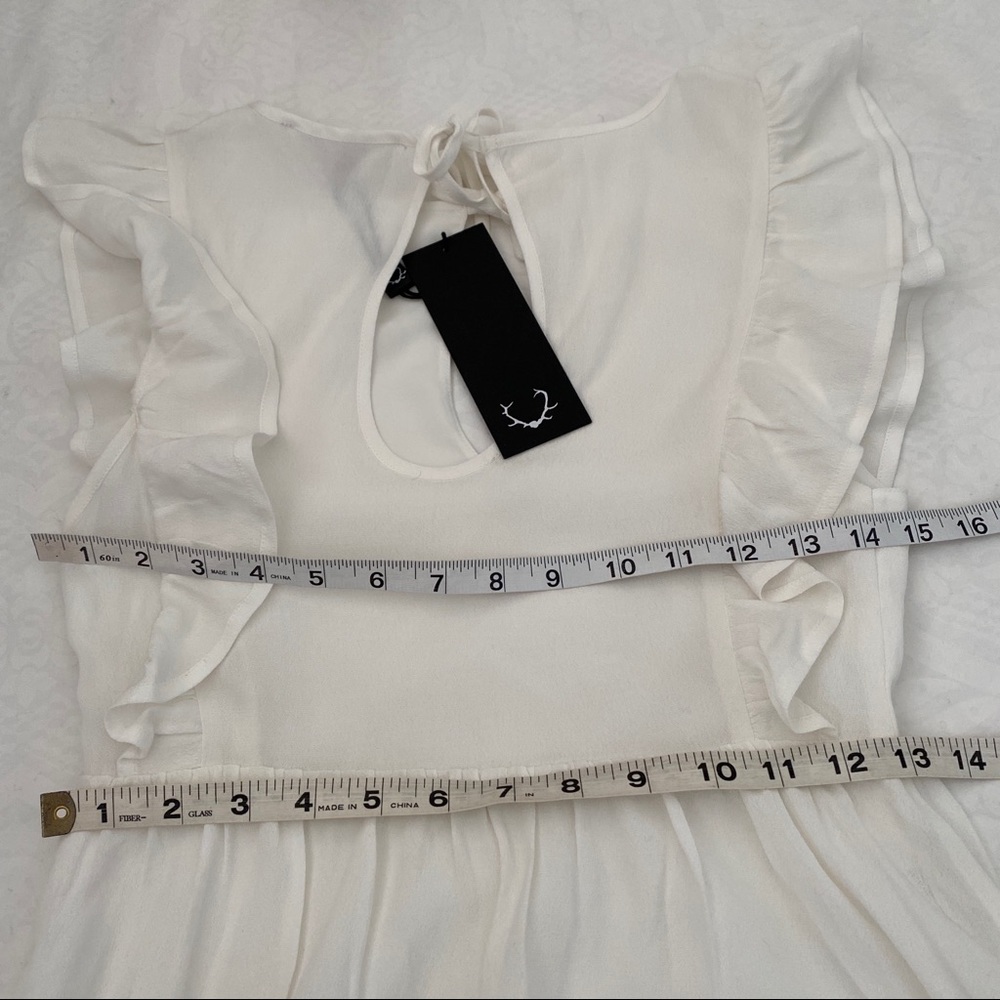 For love & lemons white ruffle dress - Picture 9 of 10